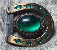 Horseshoe Belt Buckle, 3" x 3 1/2"