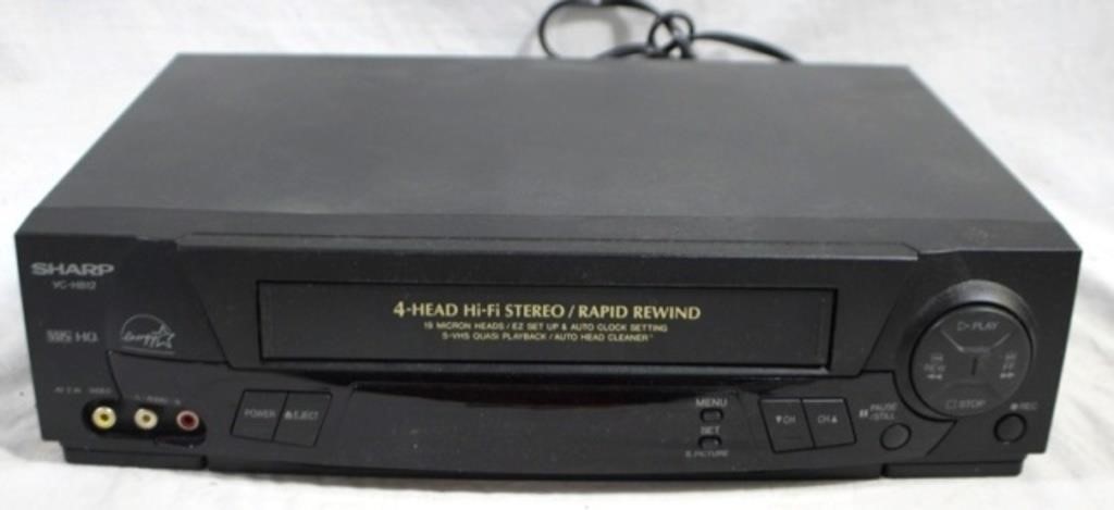 Sharp VC-H812 VCR (no remote)