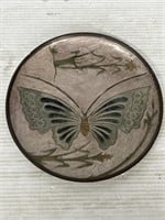 Decorative butterfly plate