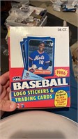 1986 Fleer Baseball wax box Mint