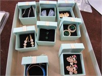 8 Pair Earrings in Gift Boxes