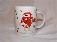 Yellow & Red M&M Christmas Mug