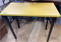 folding Metal framed table/ desk-32x16x29” tall