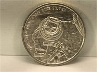 1 Ounce .999 Fine Silver Round - Prospector