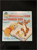 1977 Winnie The Pooh & Tigger Too Book & Record