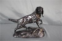 Antique French Brass Dog Scuplture