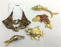 Fish Jewelry Lot