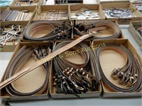 GROUP OF 45 NEW LEATHER BELTS