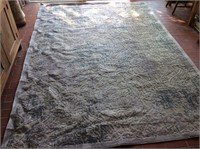 Room Size Rug, Graphic Illusions, Gray 7'9" x 11'