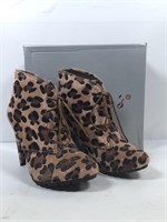 New Breckelle’s Size 7.5 Leopard Heels