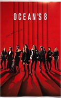 Autograph Oceans 8 Anne Hathaway Poster