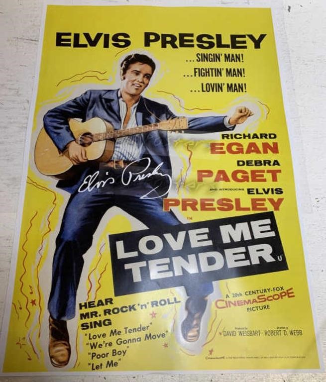 Elvis Poster  13x19"