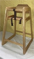 Commercial Wood Restaurant High Chair