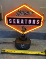 12in Ottawa Senators light up sign working