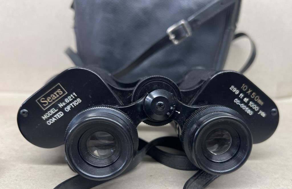 SEARS 10 x 50mm binoculars, Model 6211