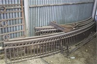 Wrought Iron Railing "Bow Shaped" VERY HEAVY