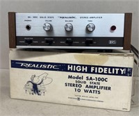 Realistic amplifier SA - 100c