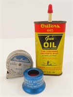 Outers Gun Oil, Peabody Fizz Whiz Bottle Cap