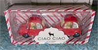 NIB Ciao Ciao Dogs/Volkswagen Ornaments