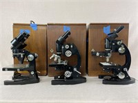 Cooke, Troughton, & Simms Microscopes with Cases