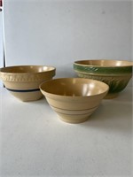 Set of 3 Yellowware Nesting Bowls