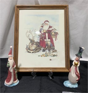 Framed Christmas Picture & Decor