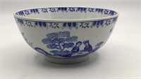 Antique Chinese Qing Dynasty Huge Porcelain Bowl
