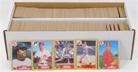 Box of 1987 Topps Baseball Cards