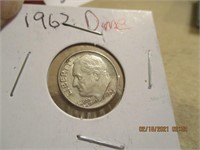 1962 Silver Dime