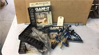 Clamp it assembly squares, small clamps, etc