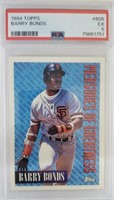 PSA 5 1994 Topps Barry Bonds #605