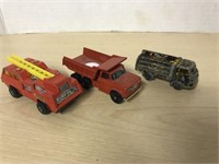 Matchbox Fire & Dumper Truck, Lesney Karrier
