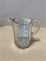 Early Canadian Pressed Glass Pitcher - Colonial