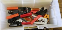 Tool Box full of Electrical Tools/items