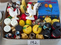 Lot of Salt and Pepper Shakers