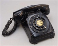 Antique Stromberg Carlson Black Rotary Telephone
