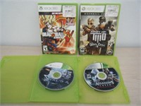 4 count XBOX 360 Games