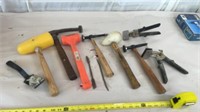 Hammers , rubber , metal , clamps