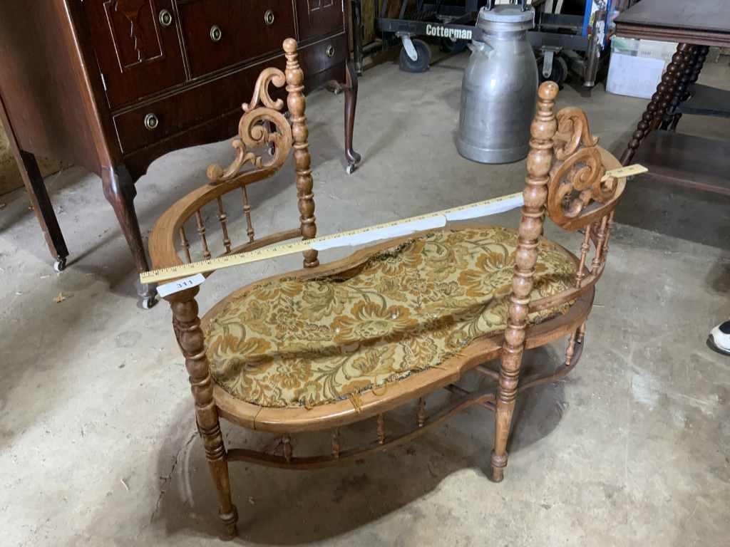 Unique vintage seat