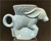 1982 Frankoma Democratic Party Donkey Mug