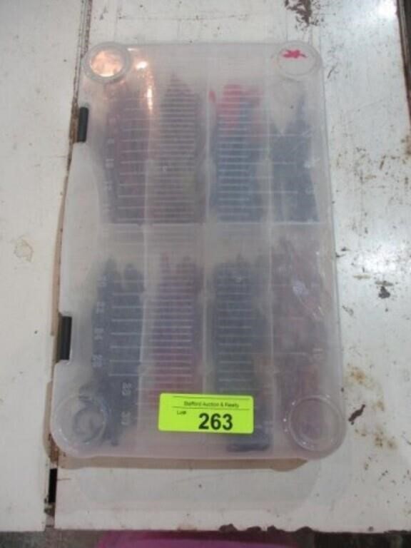 Box of artificial worms