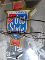 Heilman's Old Style Wall Sign & Clock