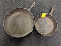 Small & Large Cast Iron Skillets