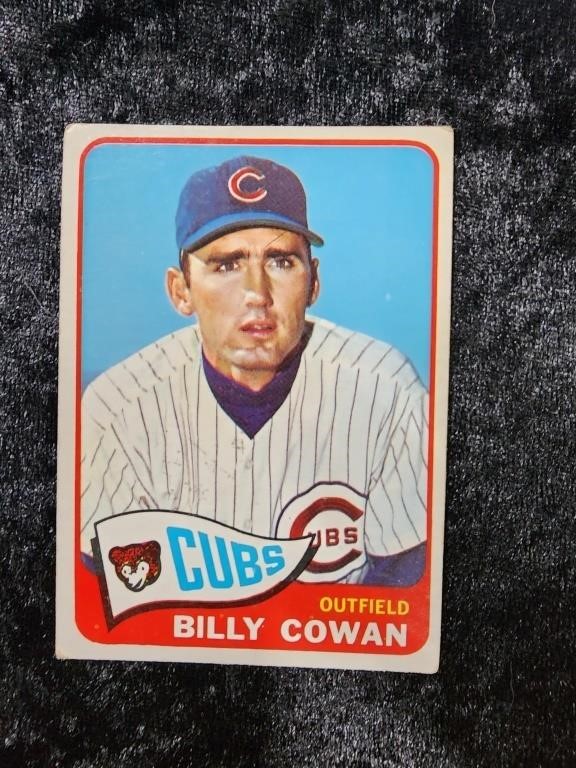 1965 Topps Billy Cowan /* Chicago Cubs #186