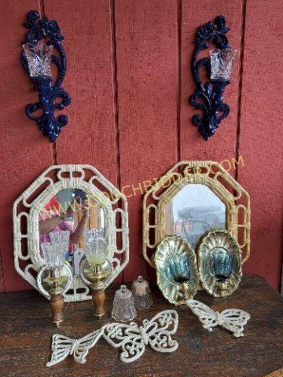 Homco Mirrors, Sconces and Decorations