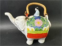 Japanese Vintage Banko Ware Elephant Teapot