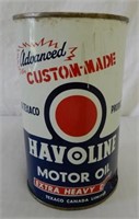 HAVOLINE MOTOR OIL EXTRA HEAVY DUTY IMP. QT. CAN