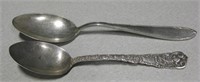 Sterling Silver Spoon & BMF 90 Silver Plated Spoon