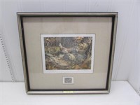 Framed 1982 Ruffed Grouse Society Conservation