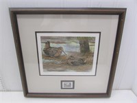 Framed 1986 Ruffed Grouse Society Conservation